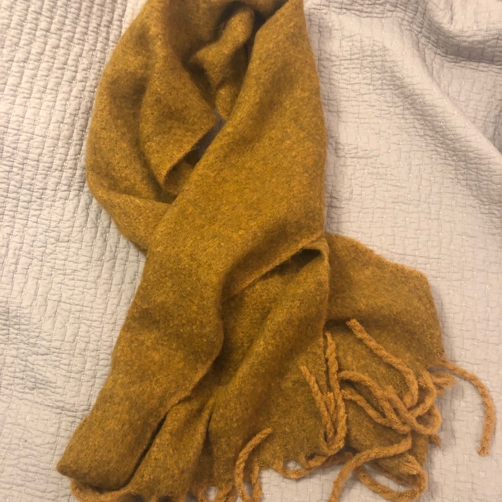 Mustard colored scarf